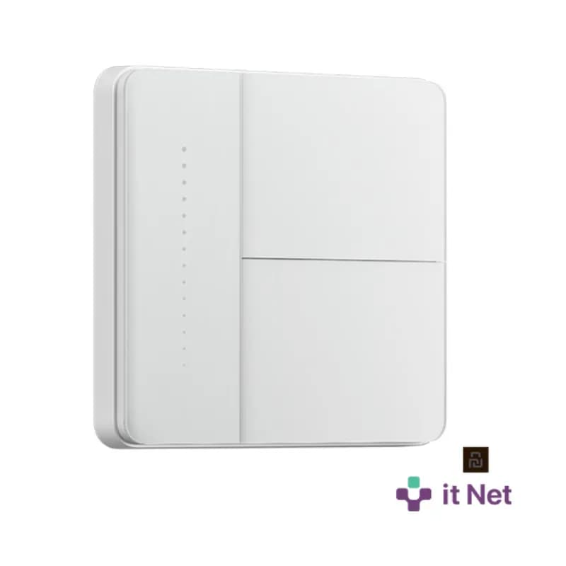 AQARA -ZNQBKG43LM (Умный настенный выключатель Aqara Z1 Pro)	Белый 2 клавиша