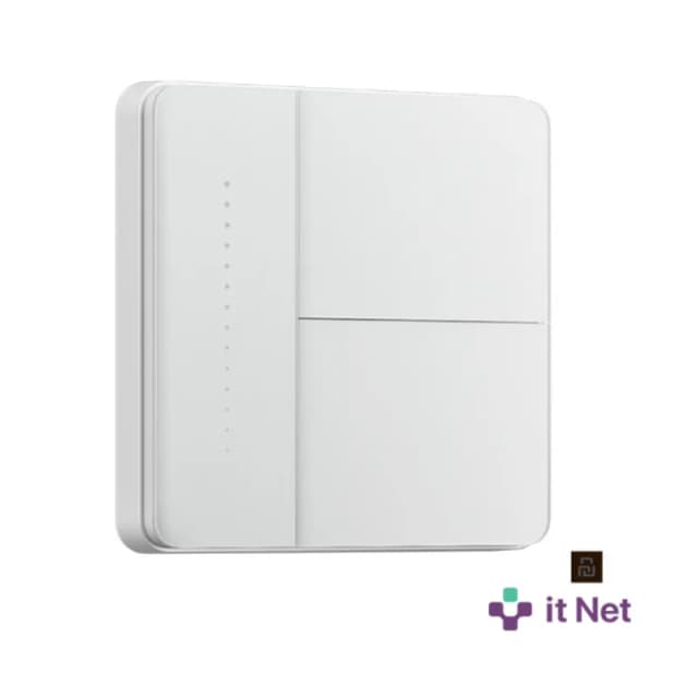 AQARA -ZNQBKG43LM (Умный настенный выключатель Aqara Z1 Pro)	Белый 2 клавиша