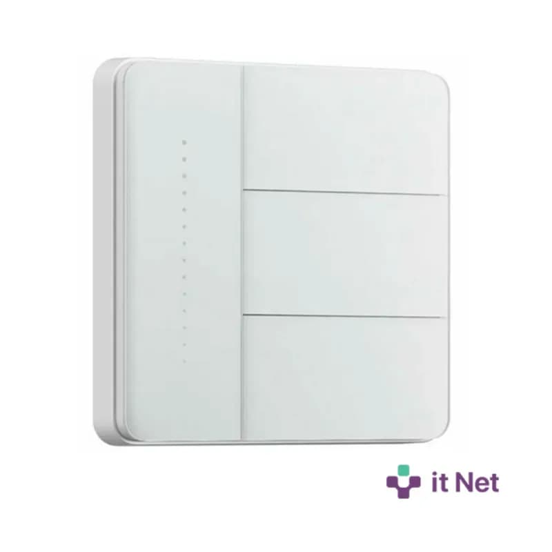 AQARA -ZNQBKG44LM (Умный настенный выключатель Aqara Z1 Pro)	Белый 3 клавиша