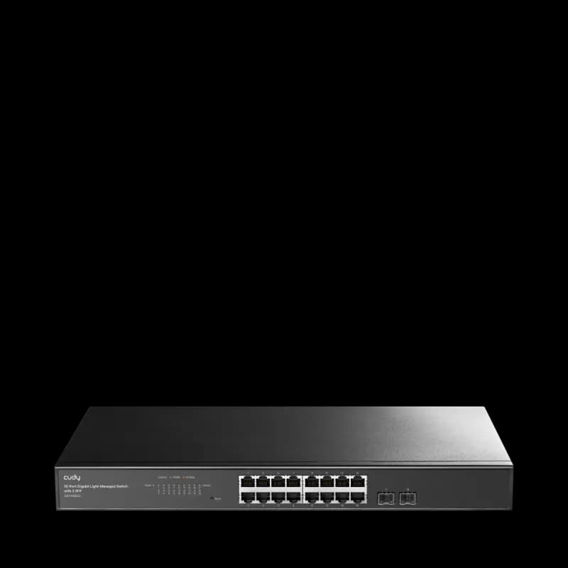 CUDY-GS1016ES2 (16-Port Gigabit Light Managed Switch with 2 SFP)