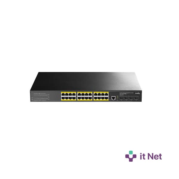 CUDY GS1024E (24-Port Gigabit Rackmount light managed switch)