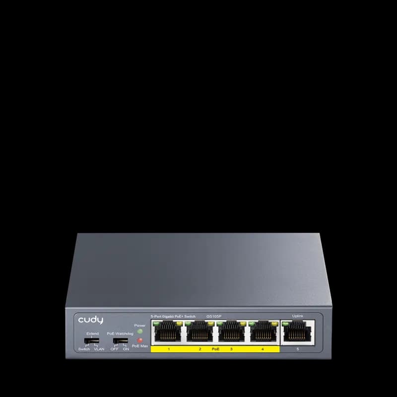 CUDY GS105P (5-Port Gigabit POE+ Switch)