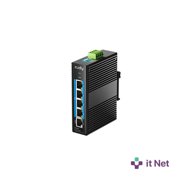 CUDY IG1005P (5-Port Gigabit Industrial Poe+ Switch)