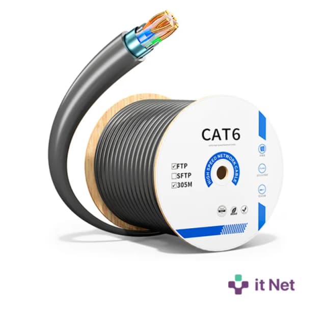 LW CAT6 FTP INDOOR 305M (Seriy, karobka)