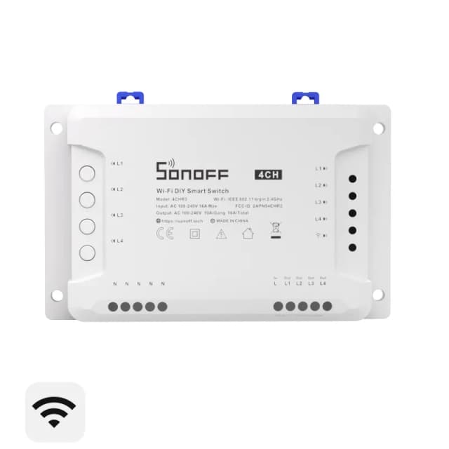 SONOFF -4CHR3	(Реле Wi-fi Sonoff 4)