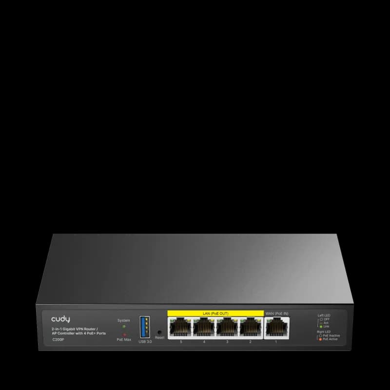 CUDY-C200P (2-IN-1 SMB Router / AP Controller)