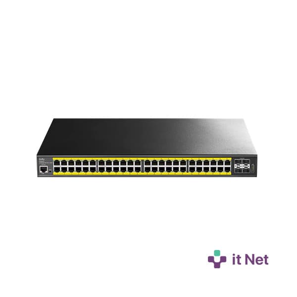 CUDY GS2048PS4-720W (48-port Layer 2 Managed gigabit Poe++ Switch with 4 10G SFP ports 720W)